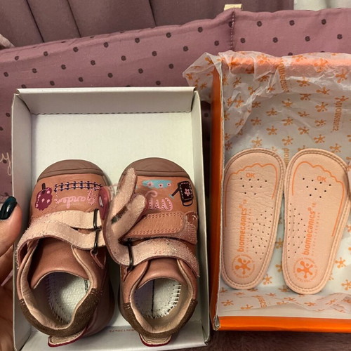 Biomecanics Baby Boot Pink Leather Size 18 Like New