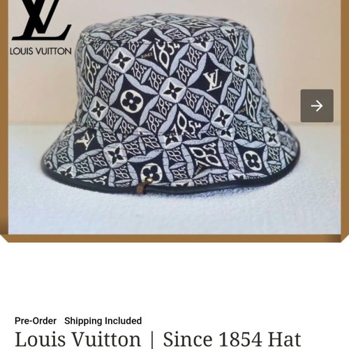 Louis Vuitton hat like new, size S