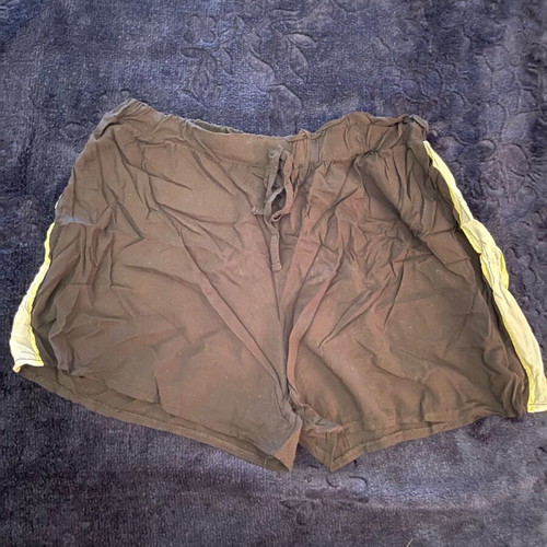 Women's shorts used, black, size XL
