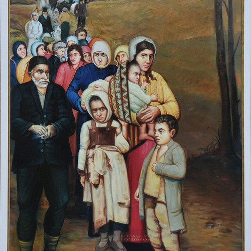 Eradication Oil Painting by Dorotheos Antoniadis made to order