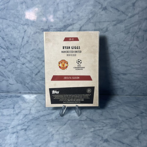 2025-26 Topps Chrome UEFA Club Competitions #LD-12 Ryan Giggs Last Dance card