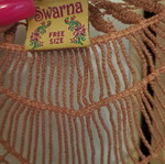 Caftan used with impressive knitted back