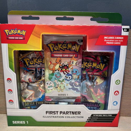 First Partner Illustration Series 1 Pokemon card near mint condition