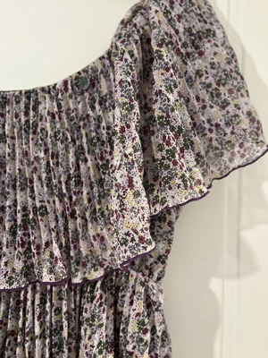BSB mini dress, pink and purple