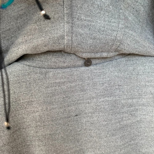 Girly Short Coat with Detachable Hood Tally Weijl like new, gray