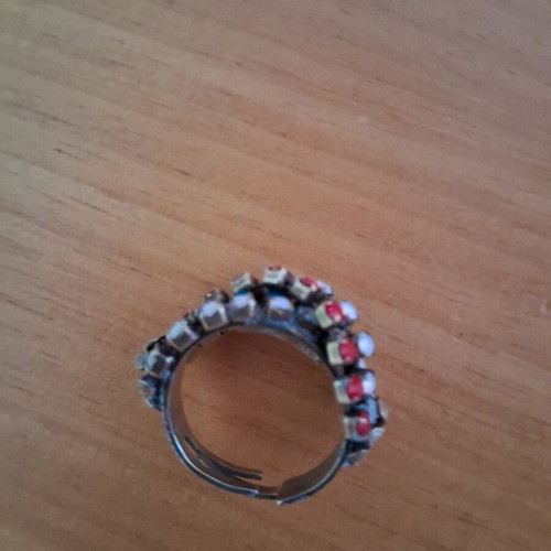 Dimitriadis vintage handmade ring like new with colorful stones