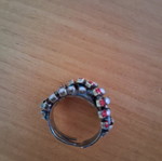 Dimitriadis vintage handmade ring like new with colorful stones