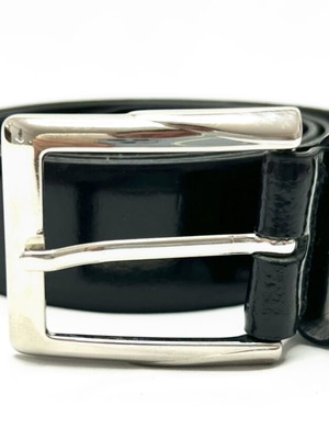 Joop! black leather belt used, size 95