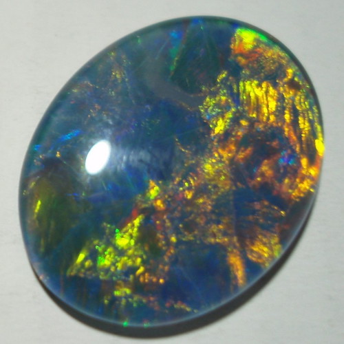 Australlian Opal Opal Doublet 8.75 ct new, size 20x15 mm