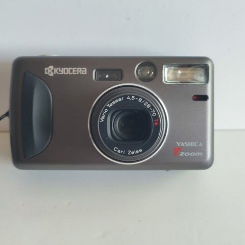Yashica T Zoom 35mm film camera new with Carl Zeiss lens