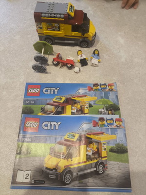 Lego Pizza Van 60150 μεταχειρισμένο, πλήρες με τα βιβλιαράκια