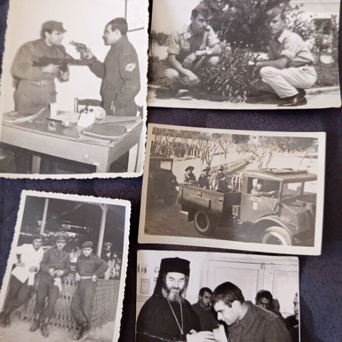 Old military photos set of five used