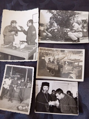 Old military photos set of five used