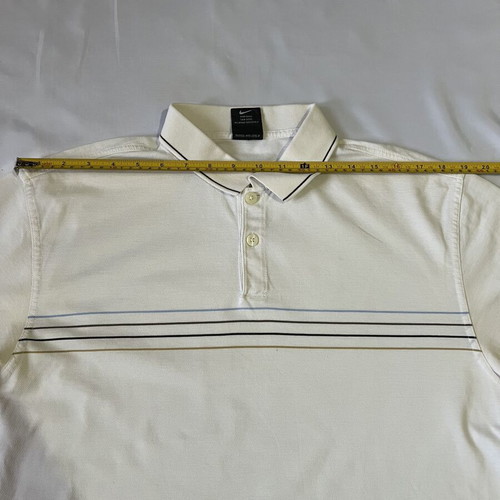 Nike white polo shirt medium