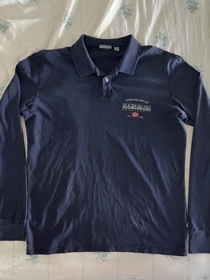 Napapijri Polo Shirt like new, dark blue, size M