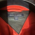 Tommy Hilfiger red leather blazer new, women's XS