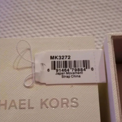 Michael Kors Lexington watch 26cm, blue and gold