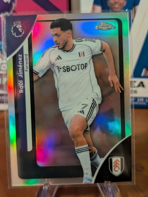 2025-26 Topps Chrome Premier League Raul Jimenez Refractor κάρτα σαν καινούργιο