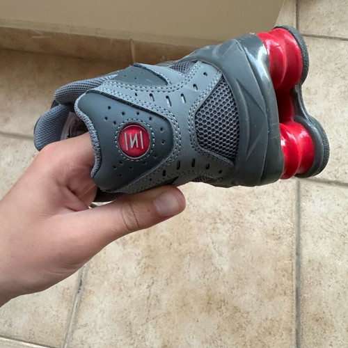 Nike Shox Ride 2 like new, size 42.5, grey and red