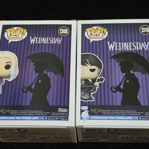 Funko Pop Wednesday and Enid Sinclair exclusive set like new