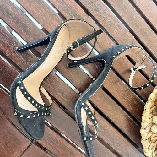 Ideal Shoes high-heeled sandals size 37 like new, black