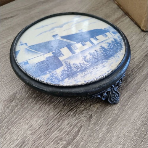 Antique teapot stand used, late 19th to early 20th century