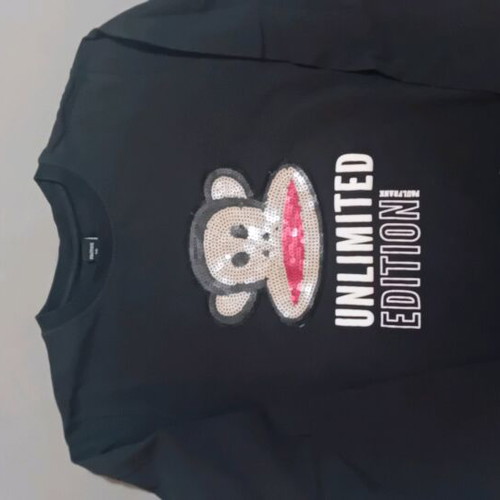 Paul Frank long-sleeve black shirt 10-12 years like new