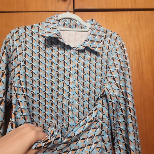 Printed dress like new, size L