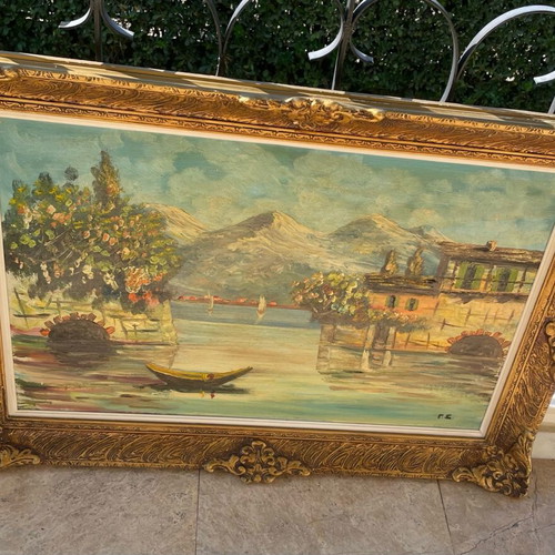 Signed Oil Painting in Classic Frame like new