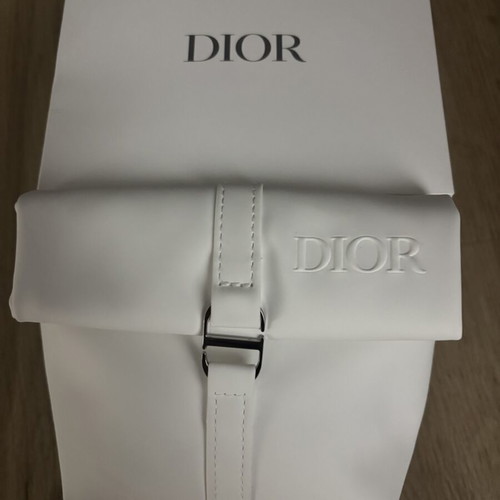 Dior toiletry bag new, white