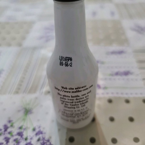 Collectible Malibu Caribbean white rum Coconut 5cl miniature used