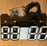 Digital 3D USB Clock new, suitable for PC case modding
