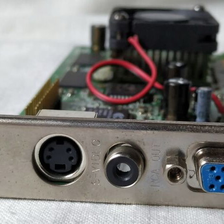GeForce2 MX400 64M video card used (TV-out) PV-T07G-CT V4.0 W0-02
