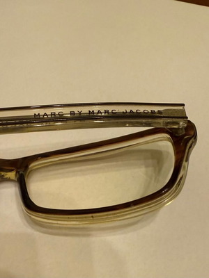 Marc Jacobs eyeglasses like new, brown and transparent