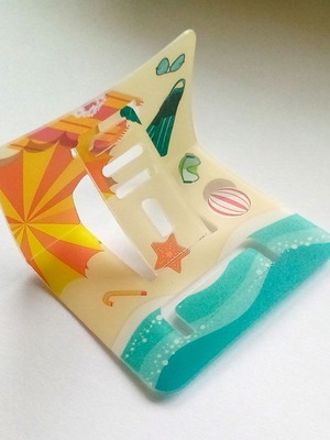 Standaki phone holder beach design new