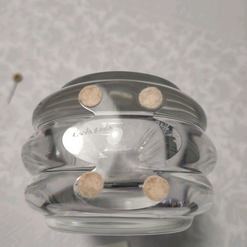 Kosta Boda crystal vase new, 23 cm height