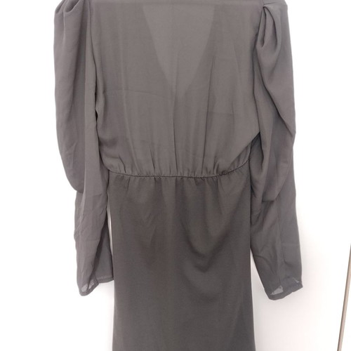 Black dress used small medium with ruching and tulle