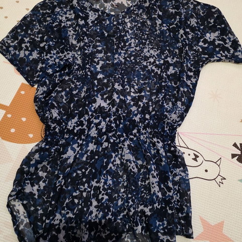 Express sheer chiffon blouse with floral pattern, like new, size S