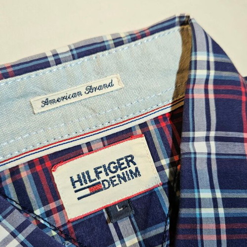 Hilfiger Denim men's checked shirt size M used