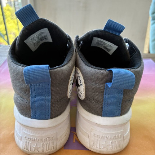 Converse All Star kids sneakers size 34, grey white blue