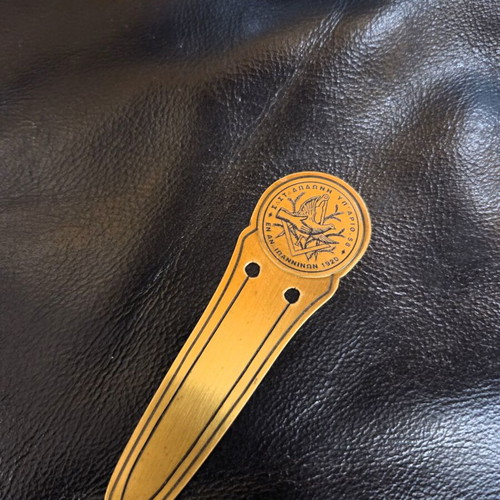 Masonic Brass Bookmark S. St. Dodoni new