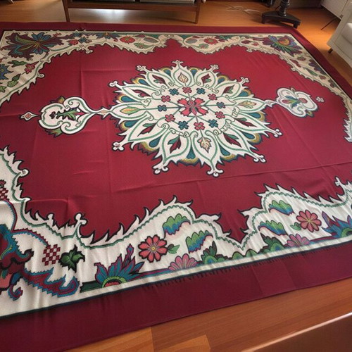 Hrami Handmade Wool Rug Large Size Like New
