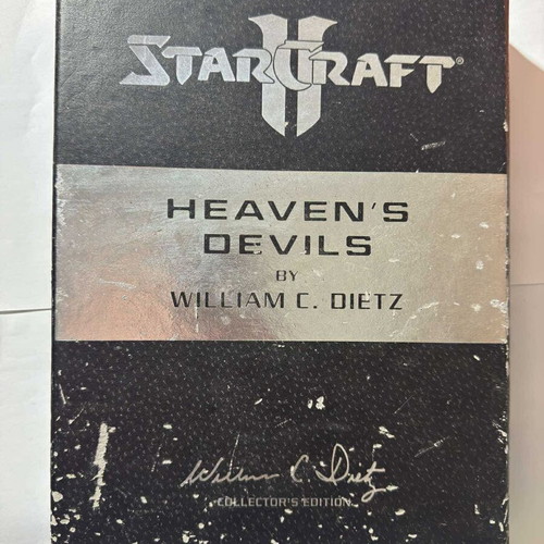 Heaven's Devils book like new, signed, Starcraft