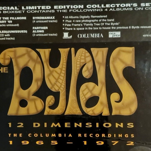 The Byrds box set with 12 CDs new, rock