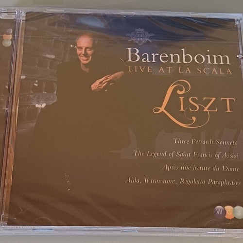 Franz Liszt Daniel Barenboim Live At La Scala CD new, classical
