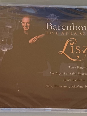 Franz Liszt Daniel Barenboim Live At La Scala CD new, classical