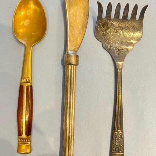 Rare collection of vintage cutlery 1960s like new