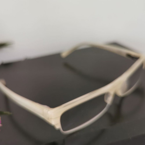 Glasses for diopter new, ecru white color