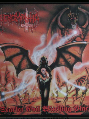 Necromantia Scarlet Evil Witching Black vinyl LP album near mint