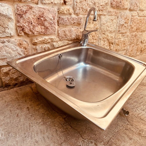 Teka stainless steel kitchen sink with faucet new
